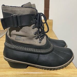 Sorel Fancy Lace Winter Waterproof Boots Size 10